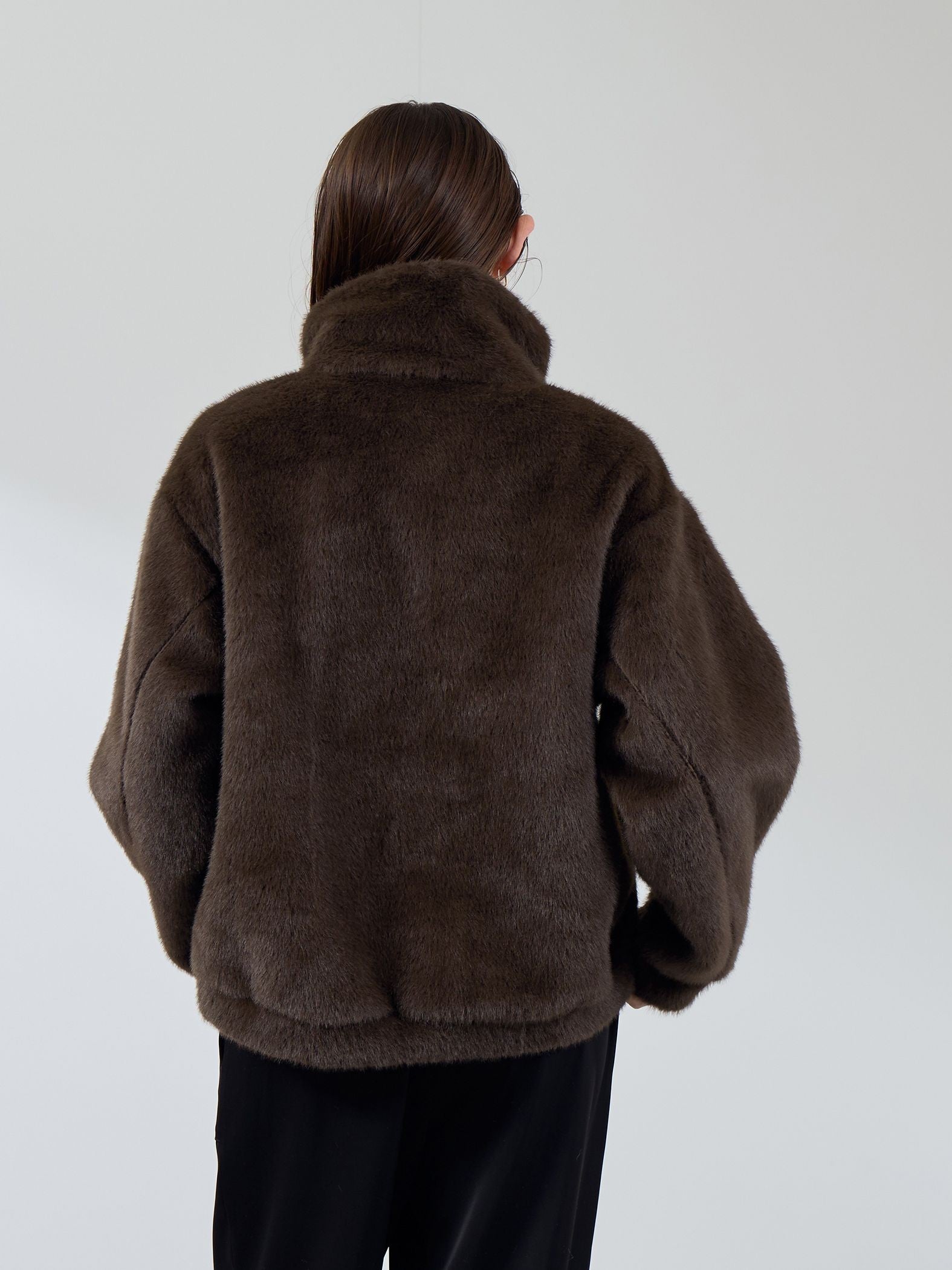 フェイクファームートンブルゾン