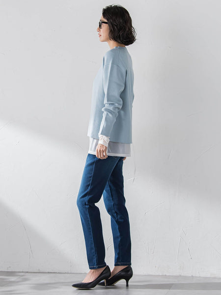 【大きいサイズ】”即着”トーンアップニット