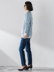 【大きいサイズ】”即着”トーンアップニット