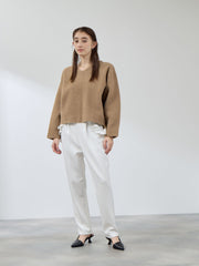 フリルポケットテーパードパンツ≪手洗い可能≫