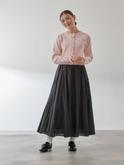 シルキーローンウエストプリーツスカート≪手洗い可能≫