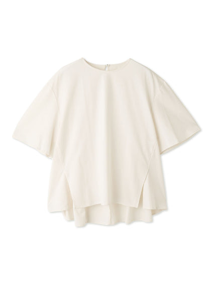 【涼やかストレッチ】半袖ブラウス