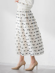 リボンジャガードスカート