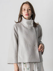 シャギーショートコート