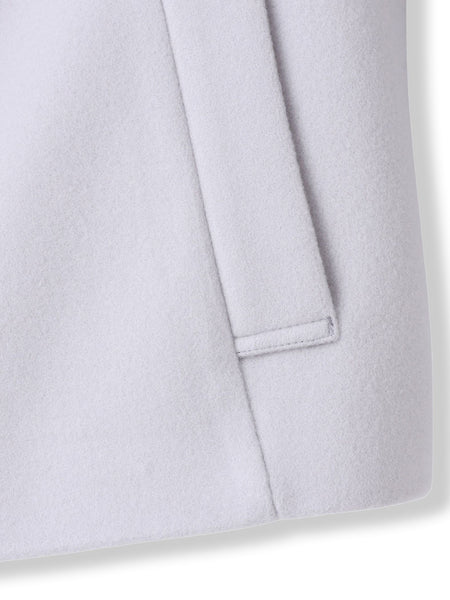 ラムウールスタンドカラーコート