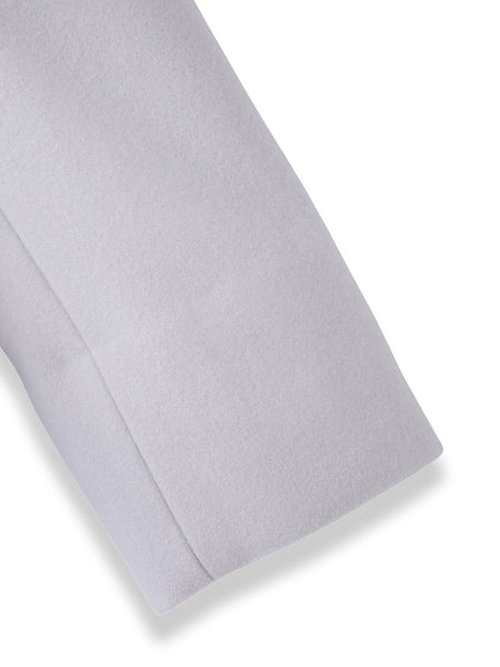 ラムウールスタンドカラーコート