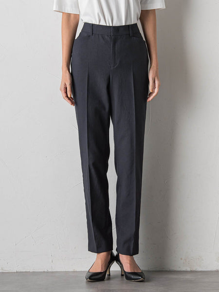 【WEB限定/+5cm丈長め】シェルタリングテーパードパンツ