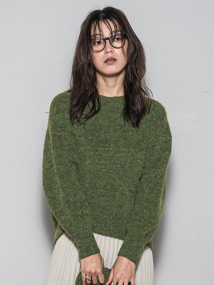 フラッフィークルーネックプルオーバー≪手洗い可能≫