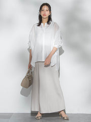 シアーブロードブラウス