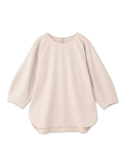 【WEB限定】フォルムスリーブバックジップトップス≪洗濯機で洗える≫