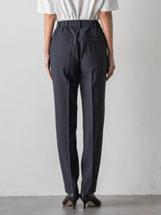 【WEB限定/+5cm丈長め】シェルタリングテーパードパンツ