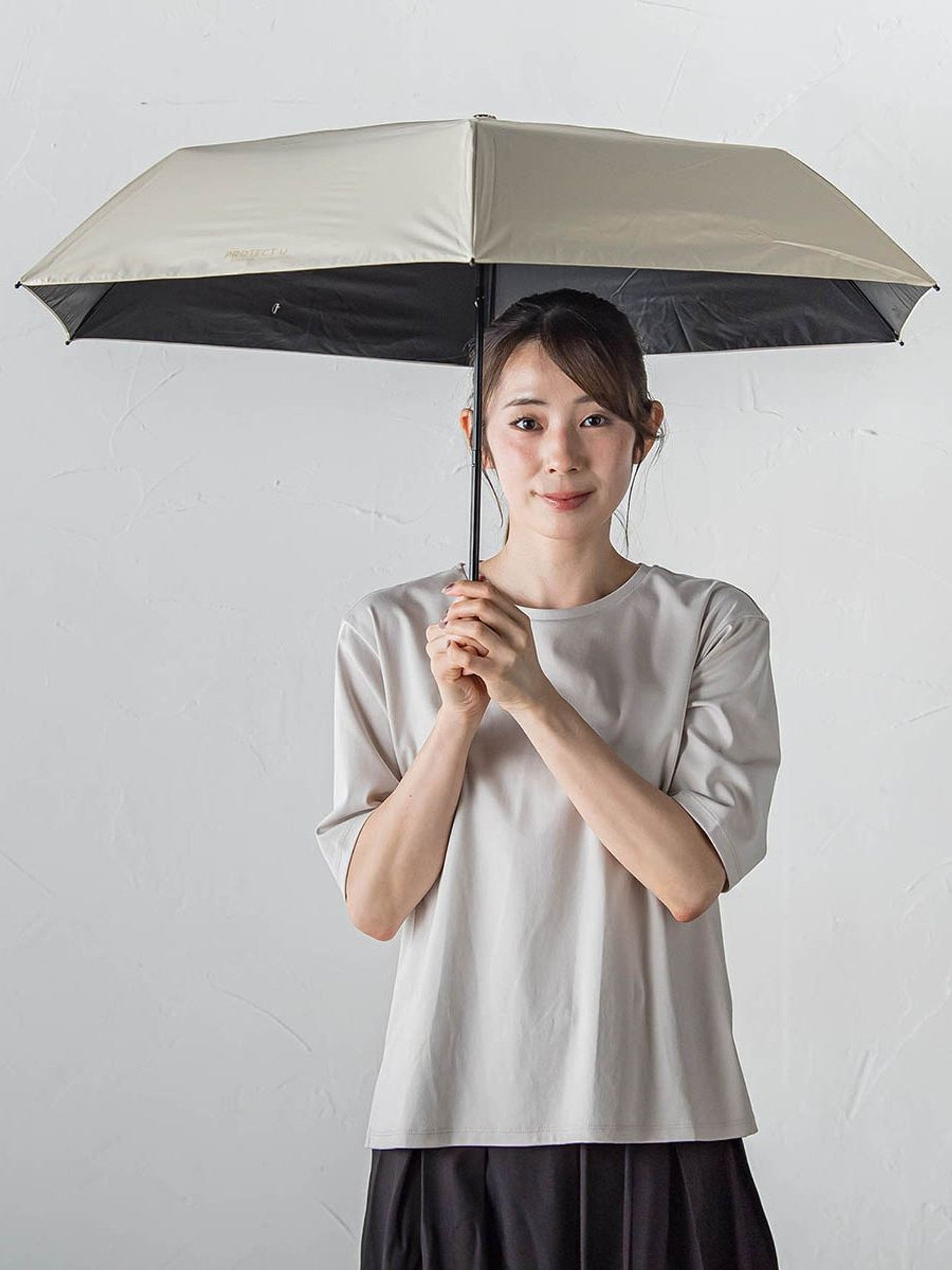 PROTECT U 折りたたみ傘 遮光 晴雨兼用≪50cm≫