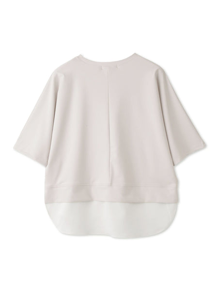 【上下セット】レイヤリードルマントップ×スカート2ピース