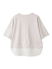 【上下セット】レイヤリードルマントップ×スカート2ピース