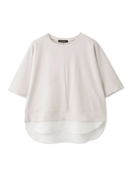 【上下セット】レイヤリードルマントップ×スカート2ピース