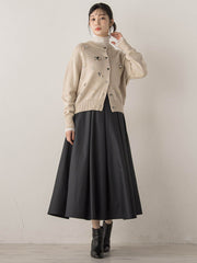 カシミヤシルクシアーラメカットソー≪手洗い可能≫