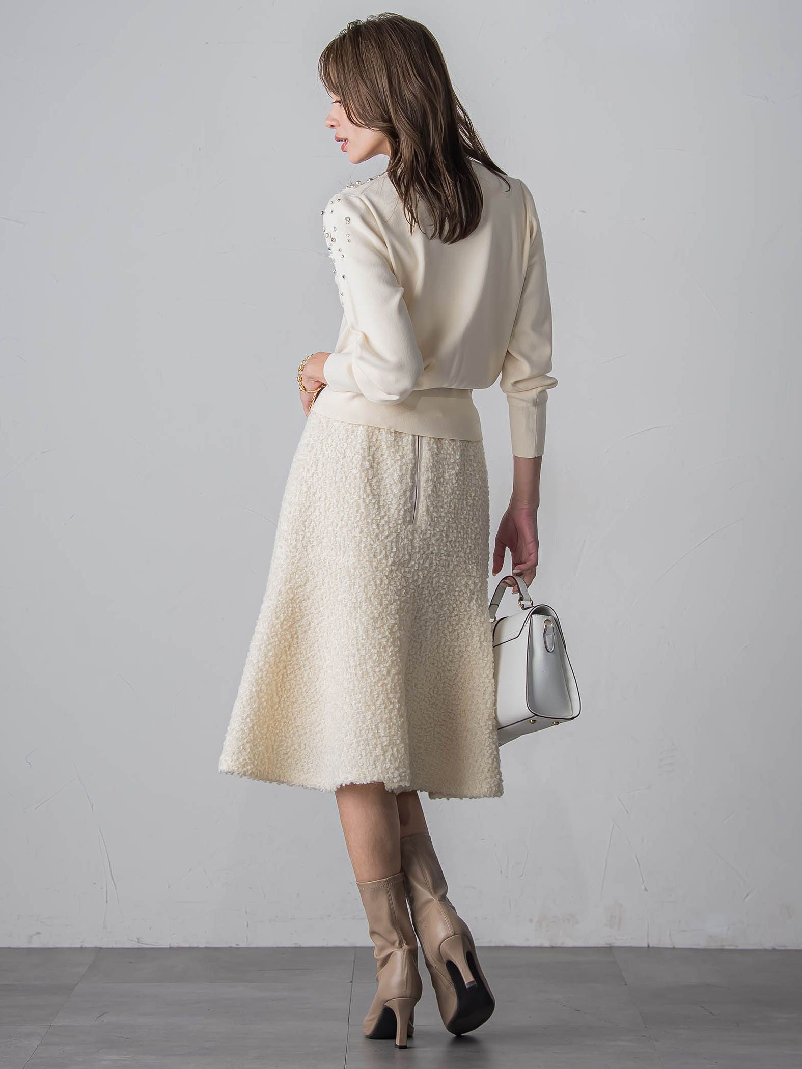 ループツイードスカート