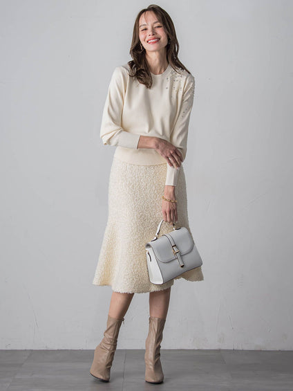 ループツイードスカート