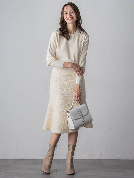 ループツイードスカート