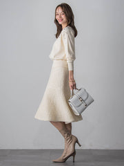 ループツイードスカート