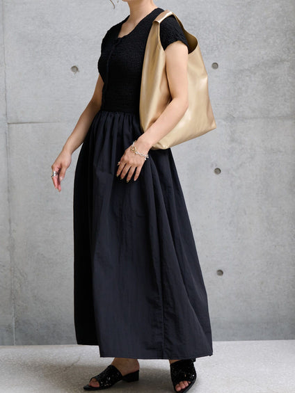 ポコポコドッキングフレアワンピース≪手洗い可能≫