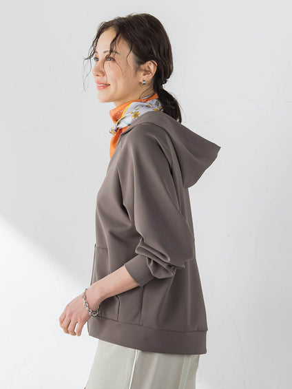 【WEB限定】≪真夏も活躍！≫サラっと快適 多機能ジップパーカー