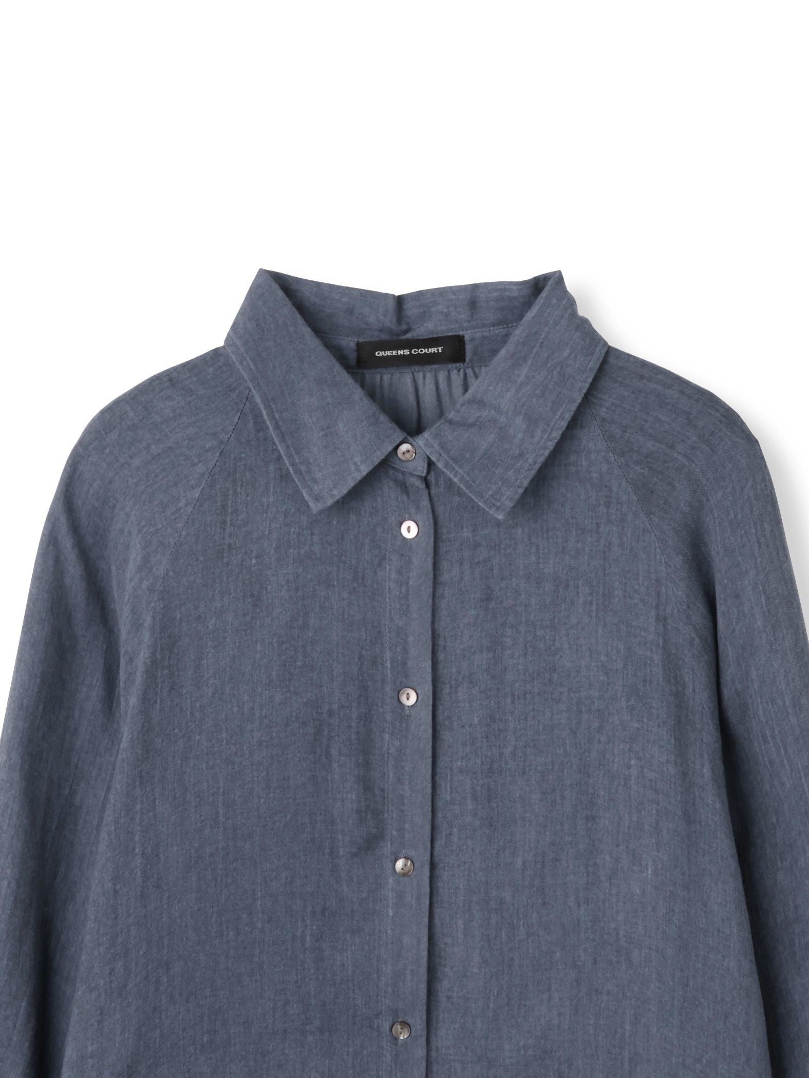 レーヨンデニムドルマンブラウス