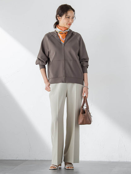 【WEB限定】≪真夏も活躍！≫サラっと快適 多機能ジップパーカー