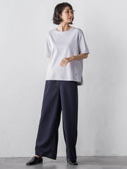 【大きいサイズ】【受注会限定】トリアセチノワイドパンツ