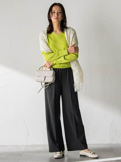 Brisbane Vネックニットプルオーバー≪WEB限定カラーあり/11号あり≫