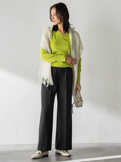 Brisbane Vネックニットプルオーバー≪WEB限定カラーあり/11号あり≫