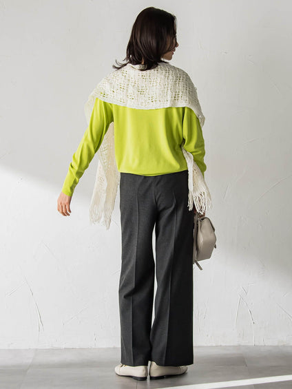 Brisbane Vネックニットプルオーバー≪WEB限定カラーあり/11号あり≫