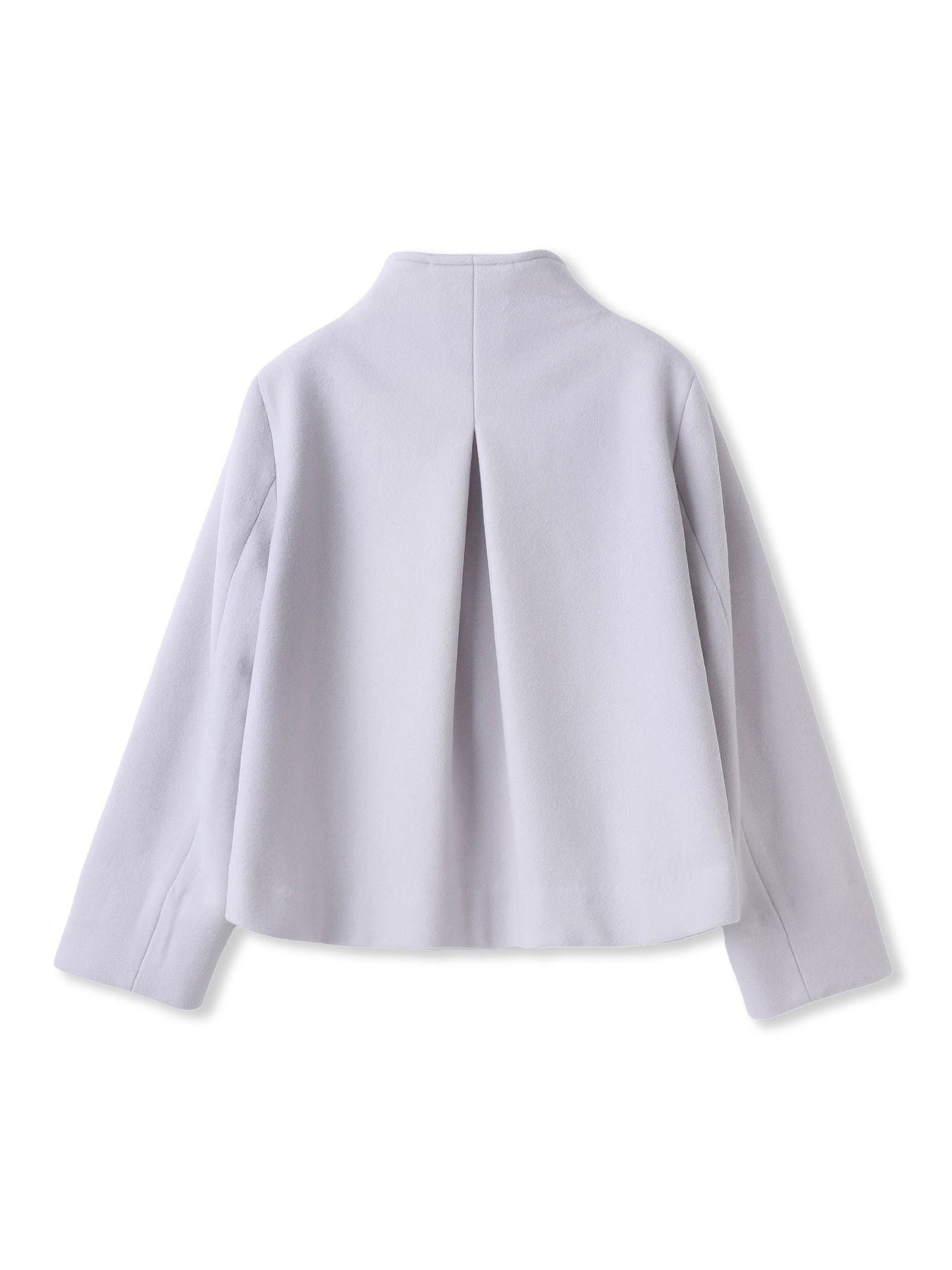 ラムウールスタンドカラーコート