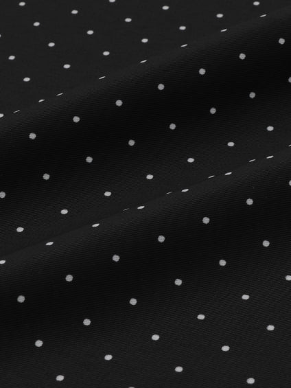 パウダーサテンパネルプリントワイドパンツ