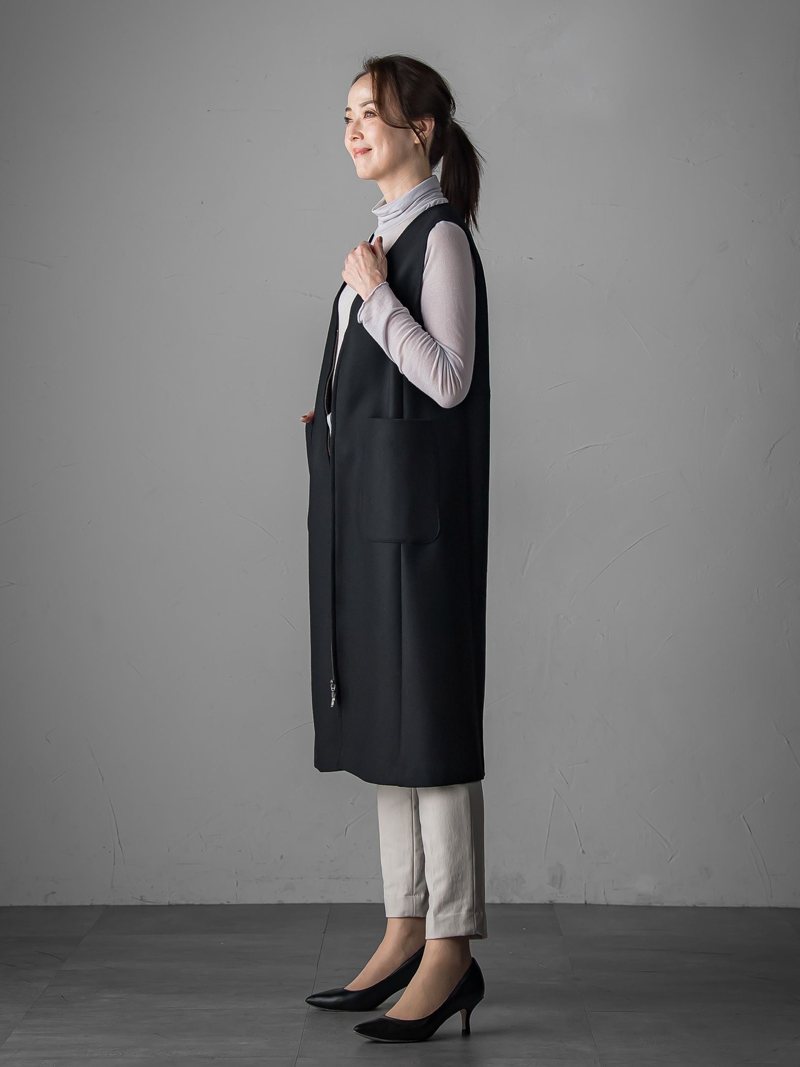 ウールツイードボンディングジャンスカ