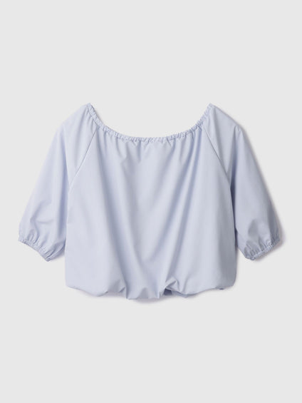 【キレカジ】撥水バルーンブラウス