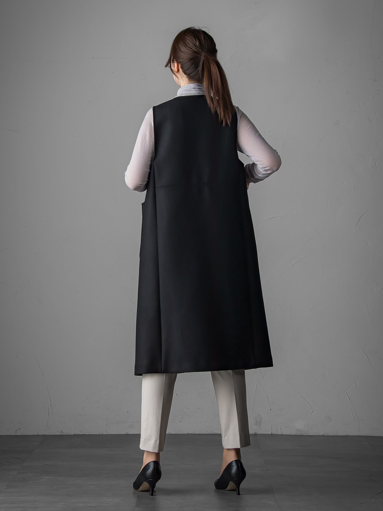 ウールツイードボンディングジャンスカ