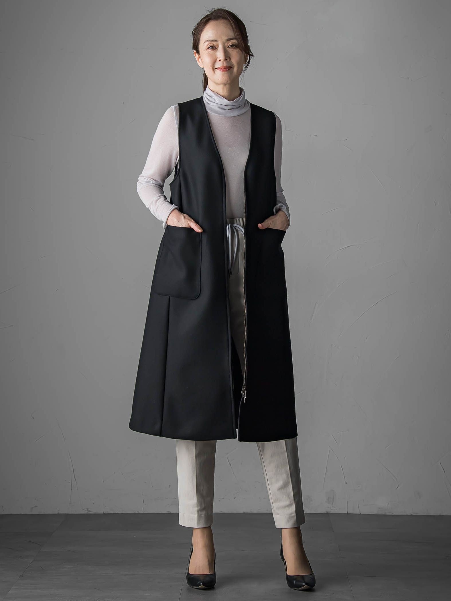 ウールツイードボンディングジャンスカ