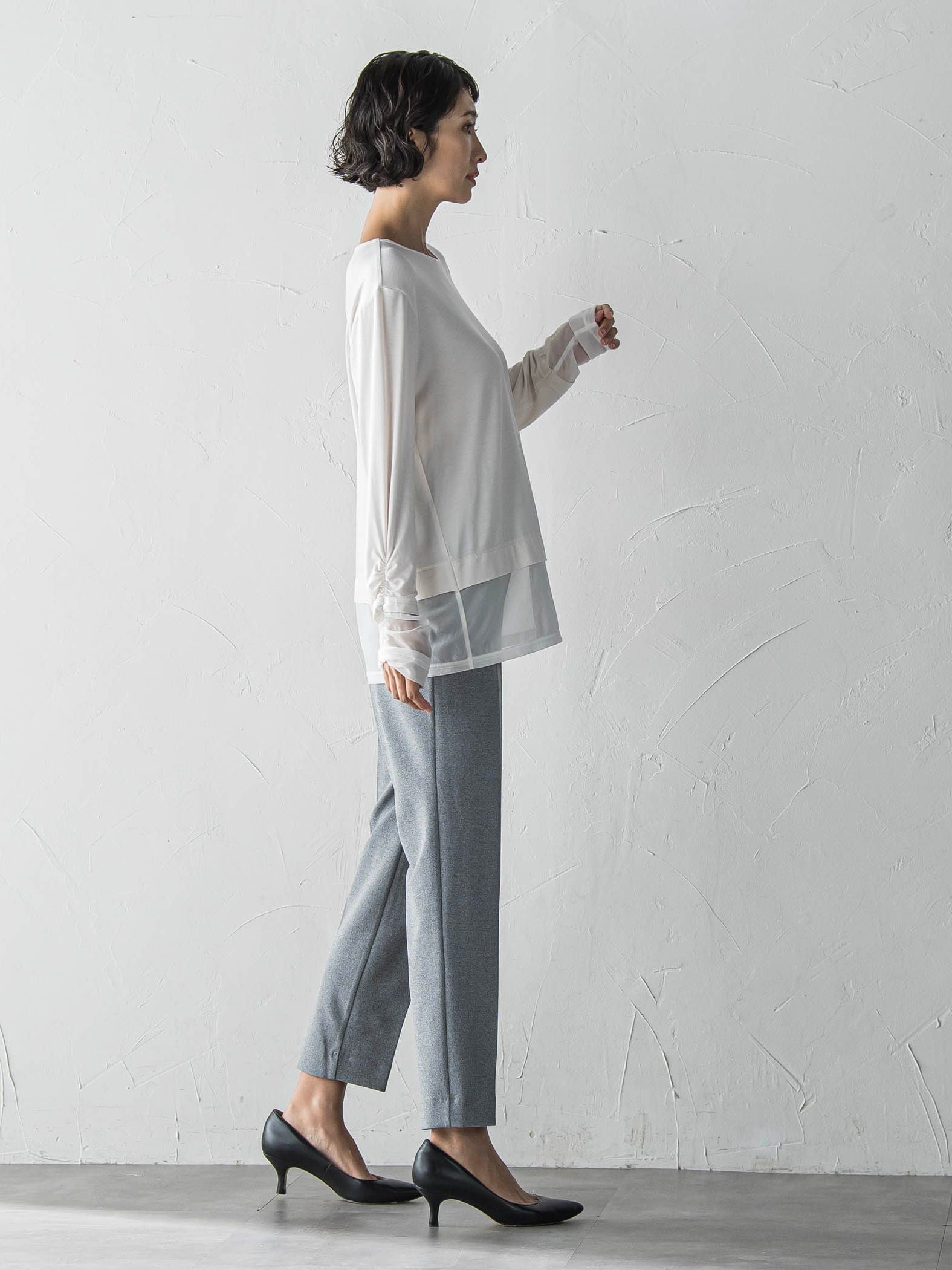 【biyori/極】”着心地も美しさも”パーフェクトムーブパンツ≪洗濯機で洗える≫