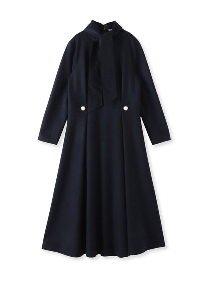 【WEB限定カラーあり/新色追加】ルミナリー圧縮スムースワンピース