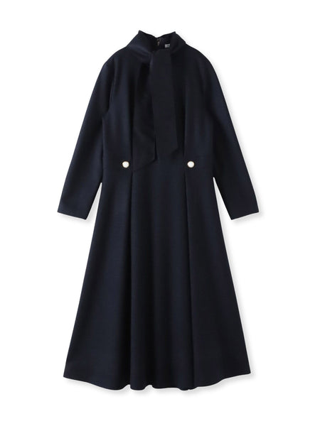 【WEB限定カラーあり/新色追加】ルミナリー圧縮スムースワンピース