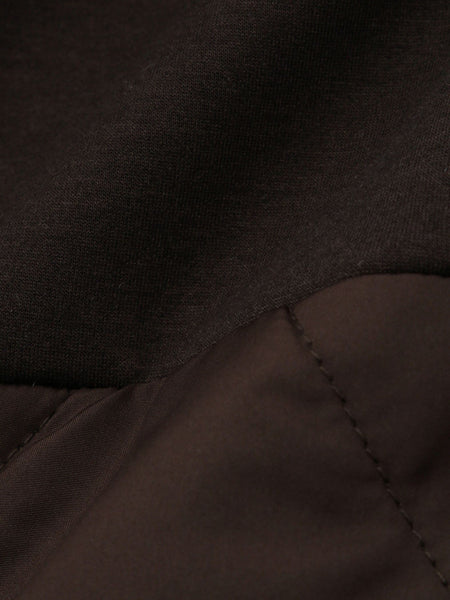 キルトダンボールコクーンスリーブブルゾン