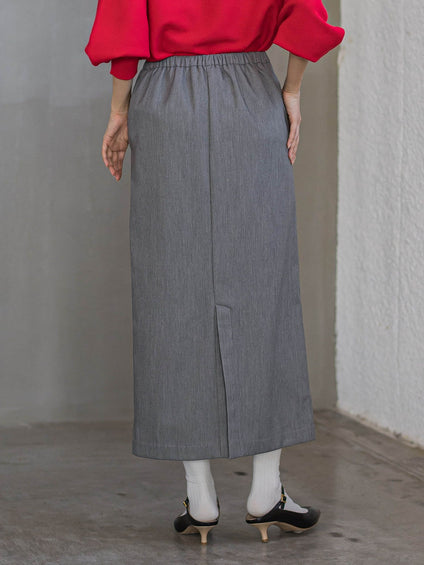 裏起毛タイトスカート≪手洗い可能≫