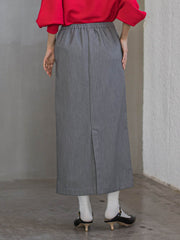 裏起毛タイトスカート≪手洗い可能≫