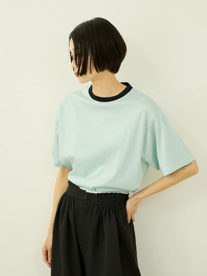 【汗染み防止】 ひんやりリンガーTシャツ