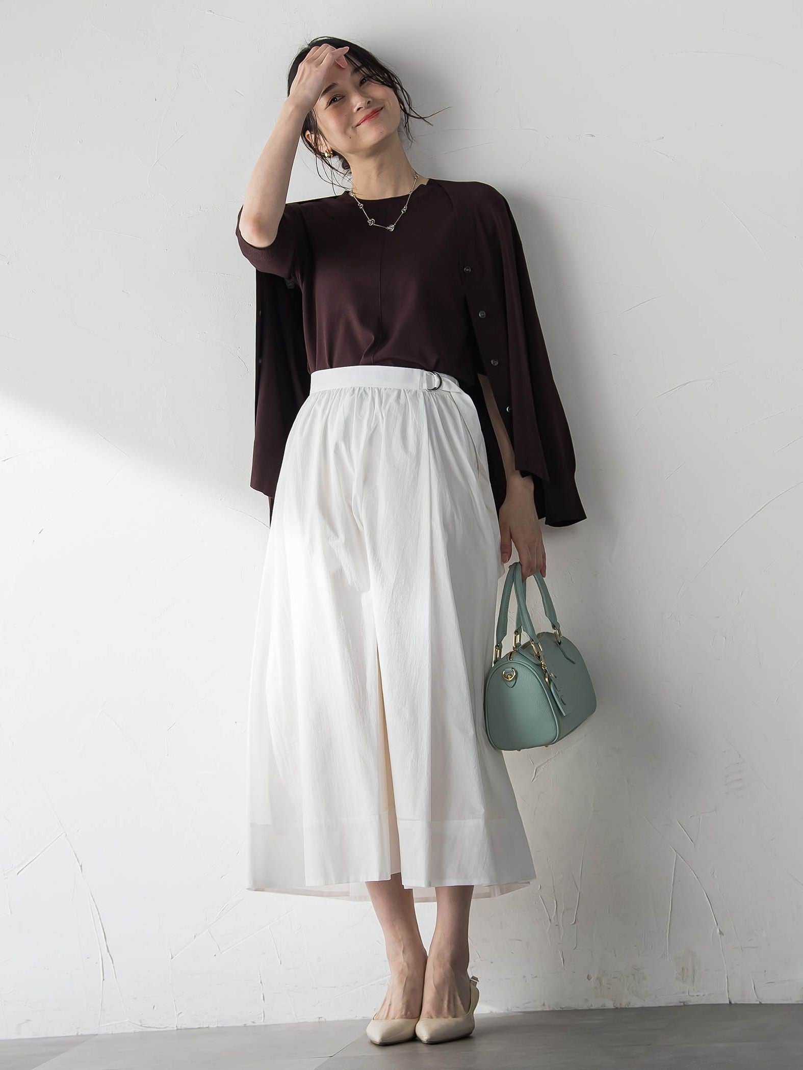 UVカットVネックカーディガン≪WEB限定11号あり≫