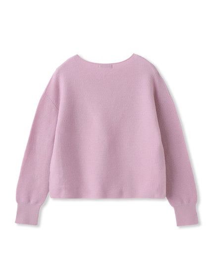 ホールガーメントガーターニット≪洗える≫