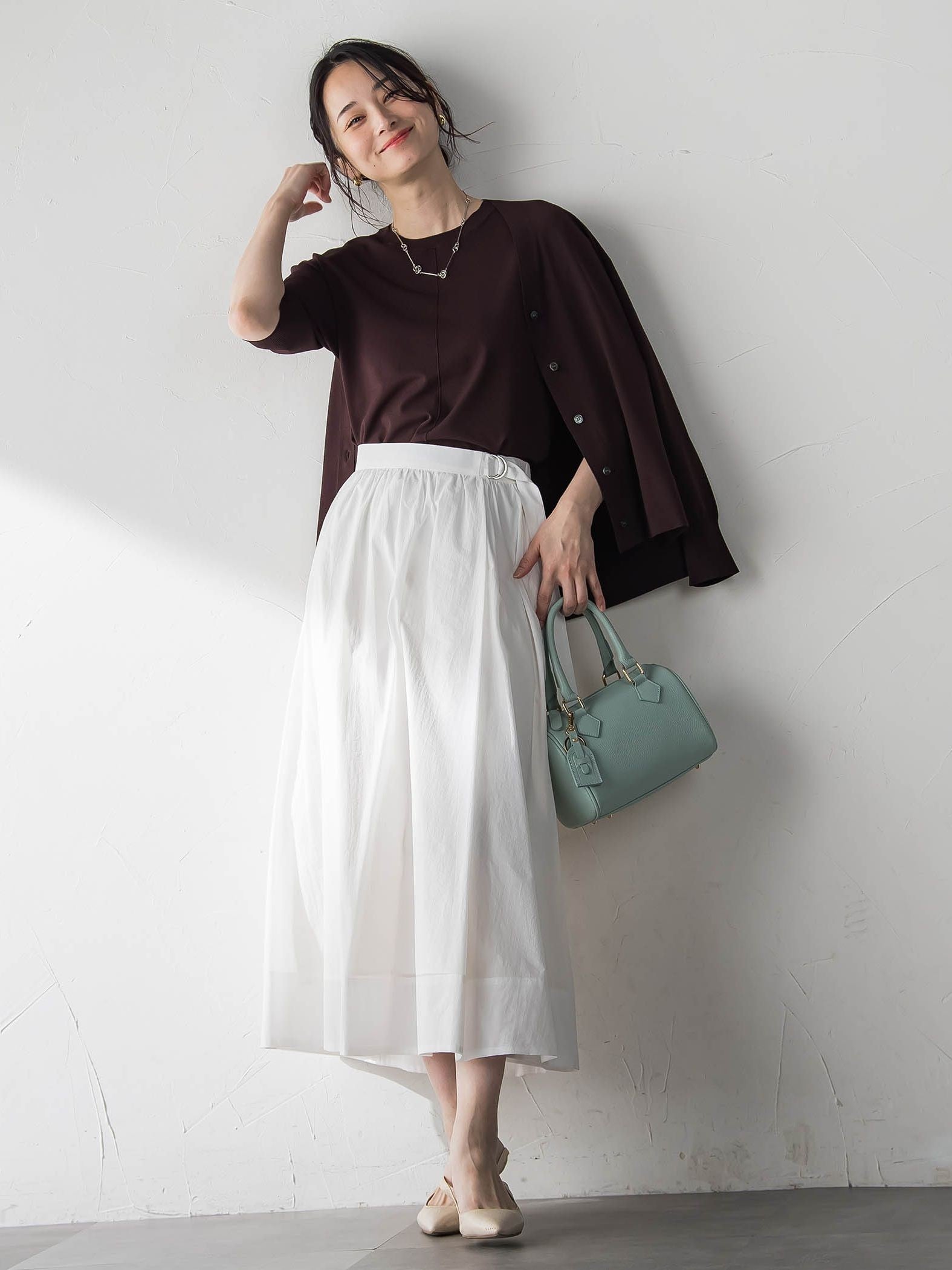 UVカットVネックカーディガン≪WEB限定11号あり≫