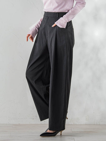ワイドポケットタックパンツ