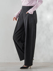 ワイドポケットタックパンツ